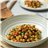 Ensalada mediterránea de garbanzos-trasera