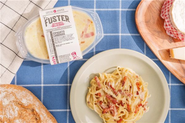 Espaguetis carbonara-detalle