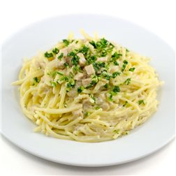 Espaguetis sin gluten a la carbonara