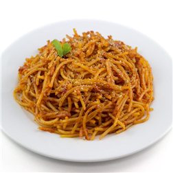 Espaguetis sin gluten con tomate