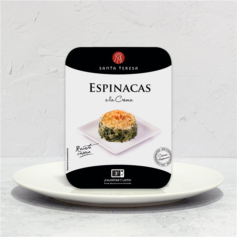 Espinacas a la crema Santa Teresa 180 g