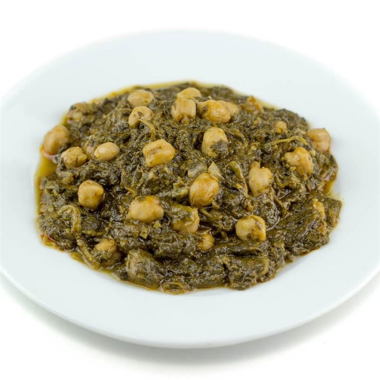 Espinacas con Garbanzos