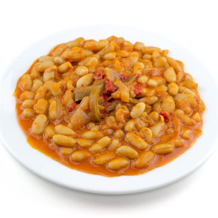 Estofado de judías blancas y verduras