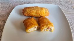 Flamenquín de cerdo, jamón y queso