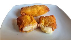 Flamenquin de jamón cocido y queso