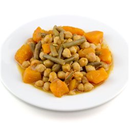 Garbanzos con calabaza