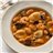 Judiones con setas, langostinos y chipirones-detalle