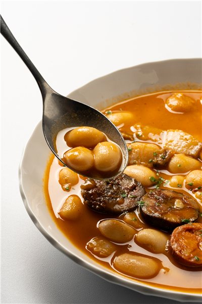Fabada tradicional Asturiana-detalle