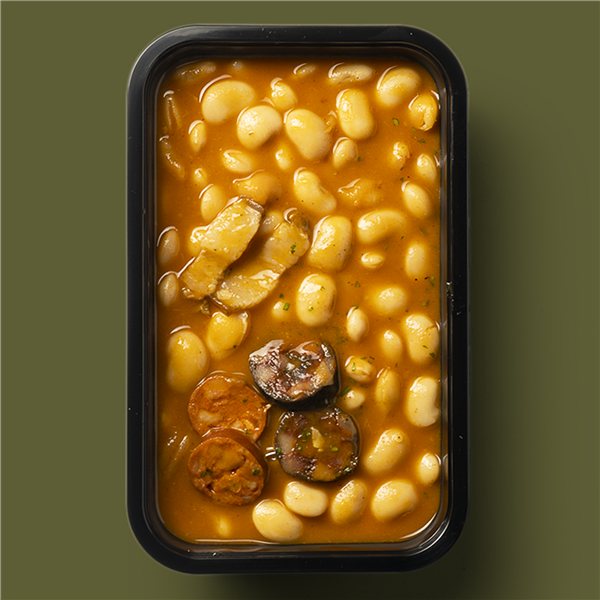 Fabada tradicional Asturiana-lateral