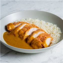 Katsu curry japonés de pollo