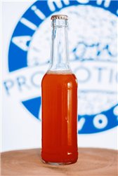 Kombucha fermentada en arándanos y naranja