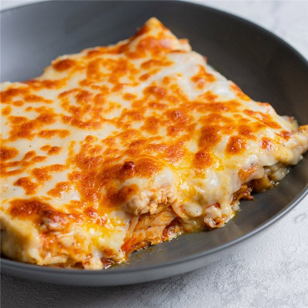 Lasaña de pollo-lateral