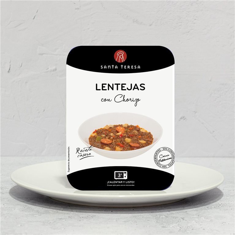 Lentejas con chorizo 250 g