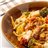 Linguine en salsa al vodka con verduritas ecológicas y guanciale-detalle