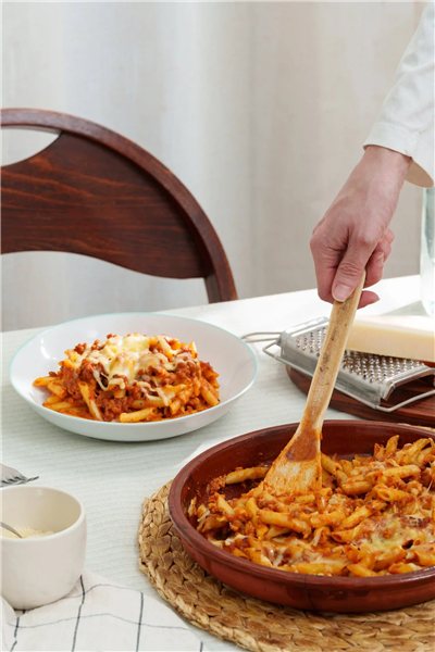 Macarrones boloñesa-lateral