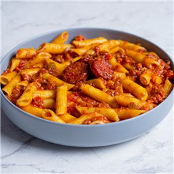 Macarrones con chorizo