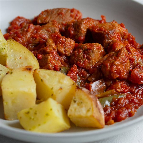 Magro con tomate-detalle