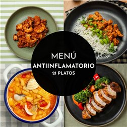 Menú antiinflamatorio 21 platos