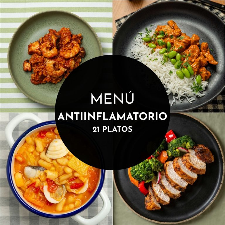 Menú antiinflamatorio 21 platos
