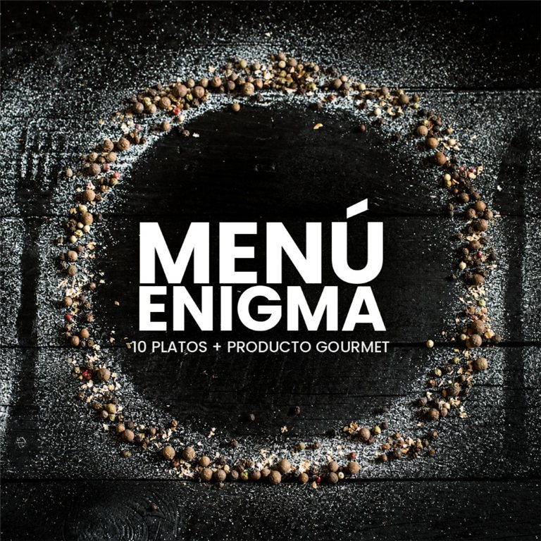 Menú enigma 10 platos