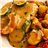 Merluza en salsa al cava, con langostinos y panaderas-detalle