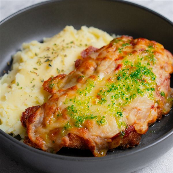 Milanesa de pollo-detalle
