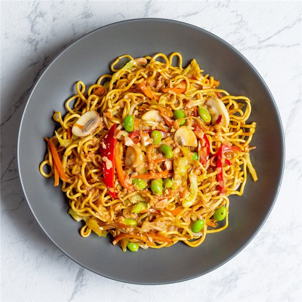 Noodles Singapore-detalle