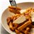 Nuestros macarrones con chorizo-detalle