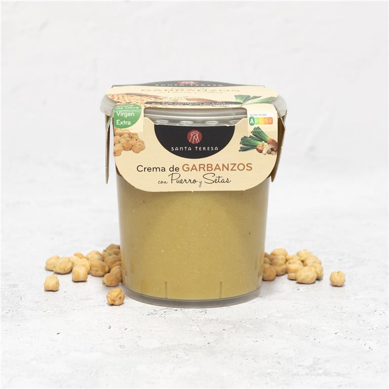 Pack 6 Cremas de Garbanzos con Puerro y Setas 2.400g