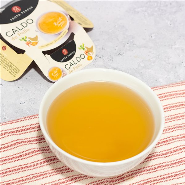 Pack 9 Caldo de pollo, 3600g-lateral