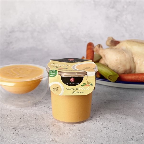 Pack 9 Cremas de Pollo y Verduras 3.600g-detalle