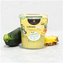 Pack de 9 Cremas Frías de Calabacín y Piña, 3.600g