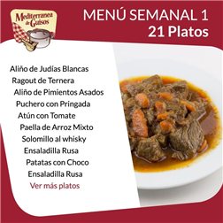 Pack Menú Opción Semanal 1