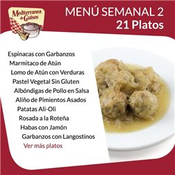 Pack Menú Opción Semanal 2