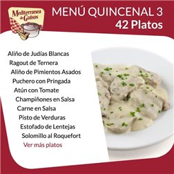 Pack Menú Quincenal 1 + 4