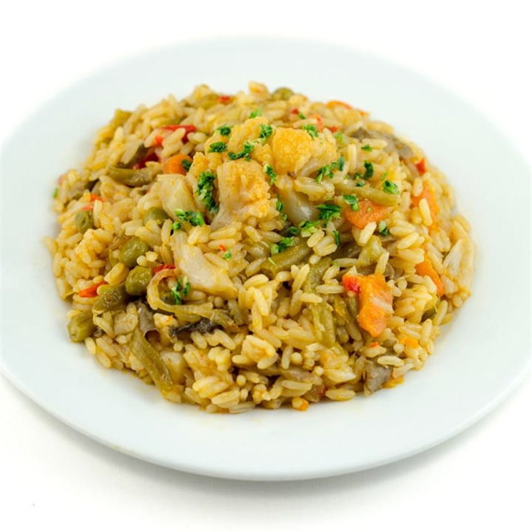 Paella de verduras
