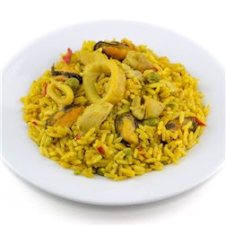 Paella mixta fraccionada