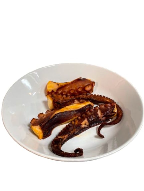Pata de pulpo braseada