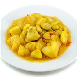 Patatas con chocos