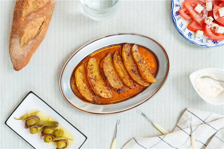 Patatas confitadas