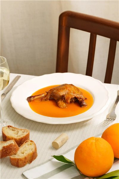 Pato a la naranja-lateral
