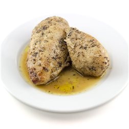 Pechuga de pollo al horno con AOVE y limón