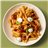 Penne al pomodoro, con cherrys asados y perlas de mozzarella