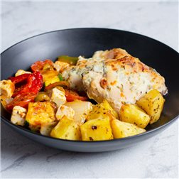 Pollo a la griega
