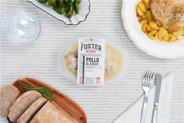 Pollo al ajillo-detalle