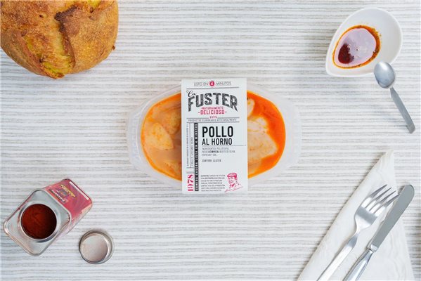 Pollo al horno-detalle