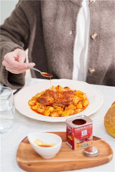 Pollo al horno-trasera