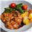 Pollo asado a la coreana-detalle