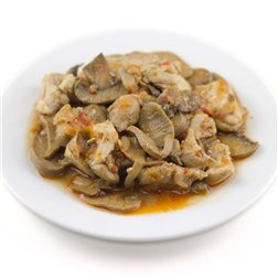 Pollo con champiñones