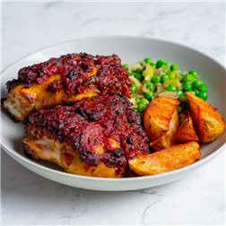 Pollo con salsa chipotle